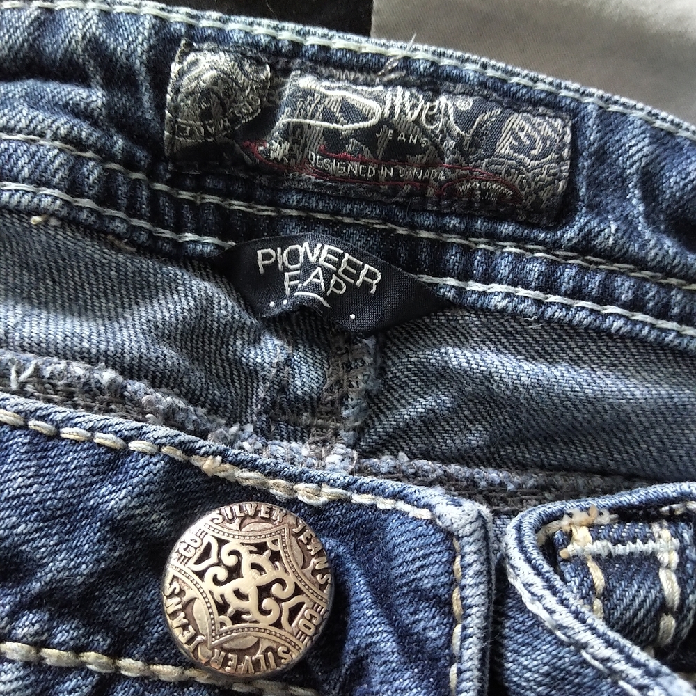 Silver jeans
